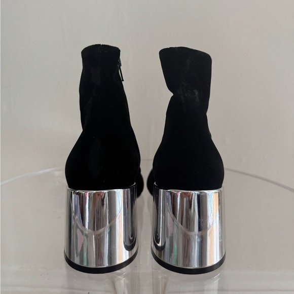 Maison Margiela MM6 Velvet Silver boots black 39 - Picture 4 of 16